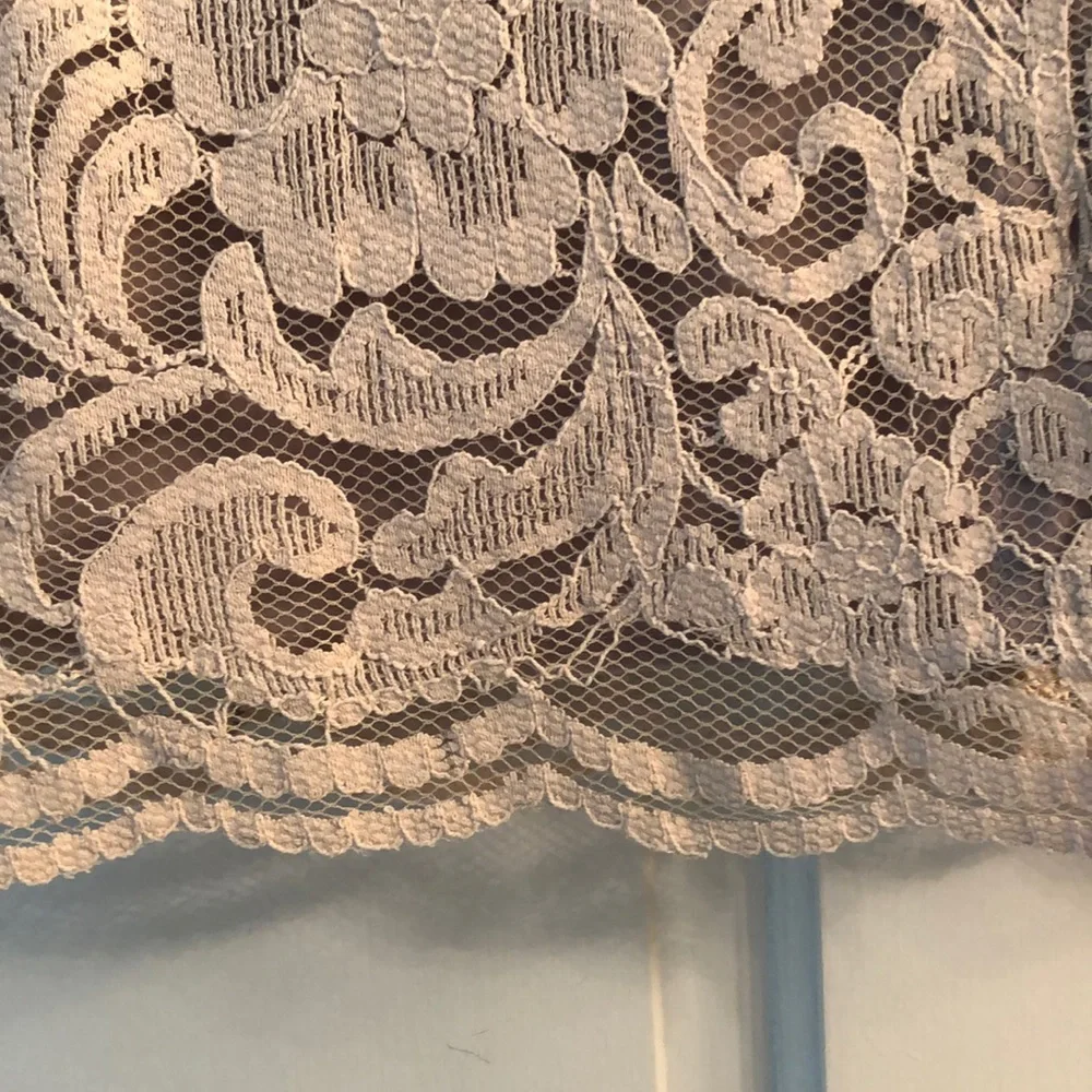 Garnet Hill Button Back Lace Top - Picture 4 of 6